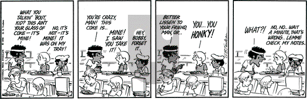 Doonesbury - Tuesday November 5, 1974 Comic Strip
