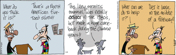 The Knight Life on Tuesday March 4, 2014 Comic Strip