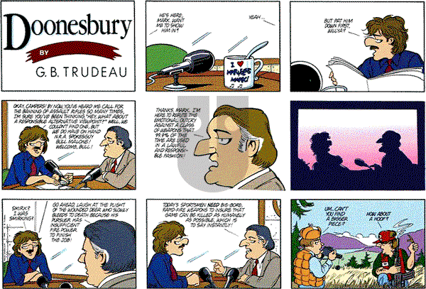 Doonesbury on Sunday August 2, 1992 Comic Strip