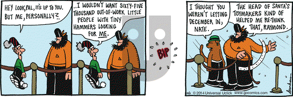 Overboard on Monday December 1, 2014 Comic Strip