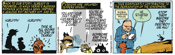 Over the Hedge on Monday August 27, 2007 Comic Strip
