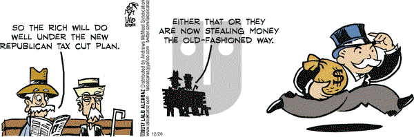 La Cucaracha on Tuesday December 26, 2017 Comic Strip