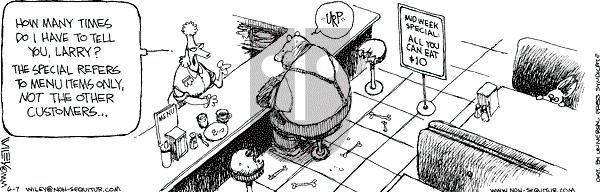 Non Sequitur - Wednesday June 7, 2000 Comic Strip