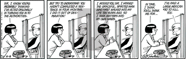 Doonesbury on Saturday October 18, 1986 Comic Strip