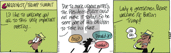 The Knight Life on Wednesday December 7, 2016 Comic Strip