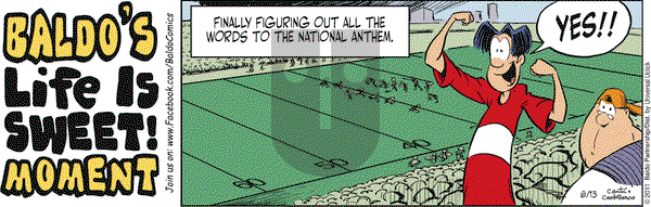 Baldo - Monday June 13, 2011 Comic Strip