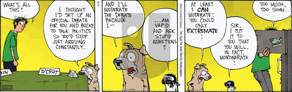 Get Fuzzy on Monday September 29, 2008 Comic Strip