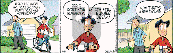 Baldo on Wednesday July 31, 2019 Comic Strip