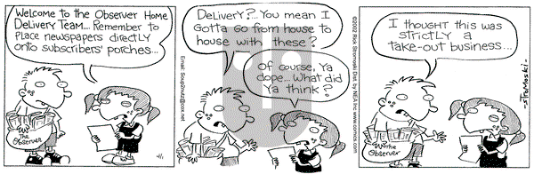 Soup to Nutz - Old on Monday April 1, 2002 Comic Strip