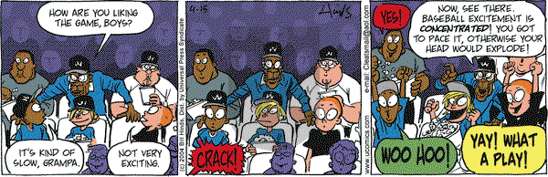 Cleats on Thursday April 15, 2004 Comic Strip