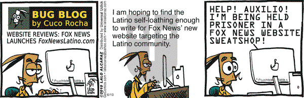 La Cucaracha - Thursday June 10, 2010 Comic Strip