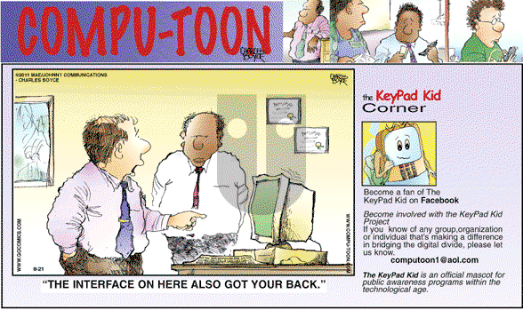 Compu-toon on Sunday August 21, 2011 Comic Strip
