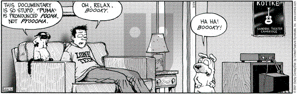 Get Fuzzy on Saturday March 24, 2001 Comic Strip
