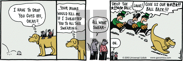 Overboard on Thursday August 13, 2015 Comic Strip