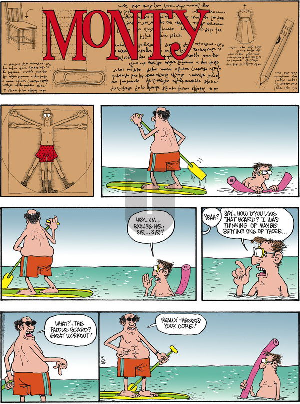 Monty on Sunday August 26, 2018 Comic Strip