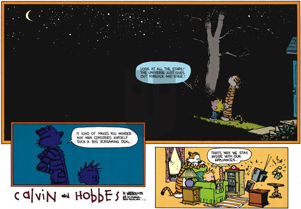 Calvin and Hobbes on Sunday April 26, 2015 Comic Strip