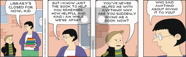 Nancy on Monday April 13, 2020 Comic Strip