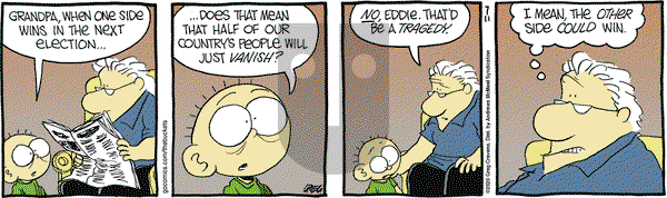 The Buckets on Saturday July 11, 2020 Comic Strip