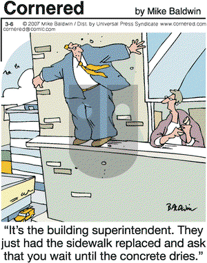 Cornered on Tuesday March 6, 2007 Comic Strip