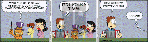 Garfield on Friday February 22, 2019 Comic Strip