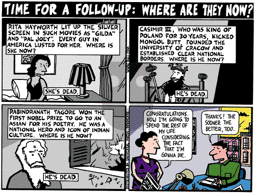 Ted Rall on Monday January 10, 2000 Comic Strip