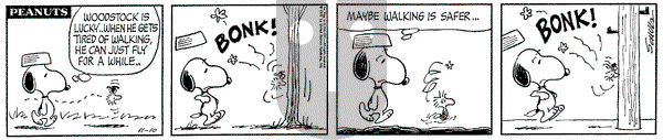 Peanuts on Tuesday November 10, 1970 Comic Strip