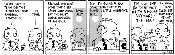 FoxTrot on Thursday April 4, 1996 Comic Strip