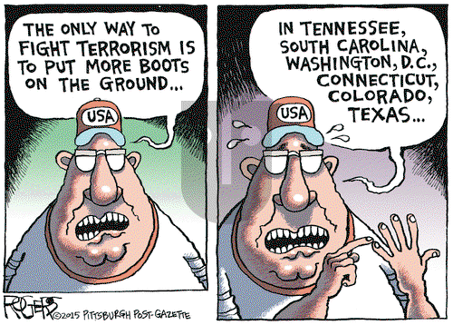 Rob Rogers on Tuesday July 21, 2015 Comic Strip