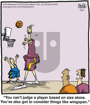 In the Bleachers on Tuesday December 11, 2012 Comic Strip