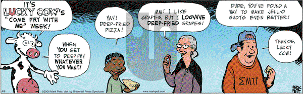Lucky Cow on Saturday April 8, 2006 Comic Strip