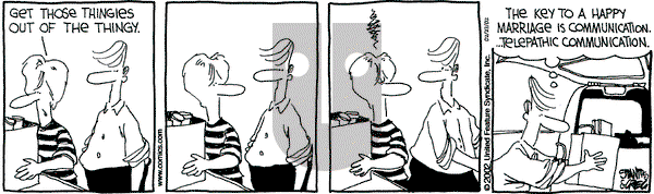 The Buckets on Wednesday February 27, 2002 Comic Strip