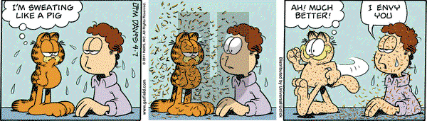 Garfield on Thursday April 7, 2011 Comic Strip