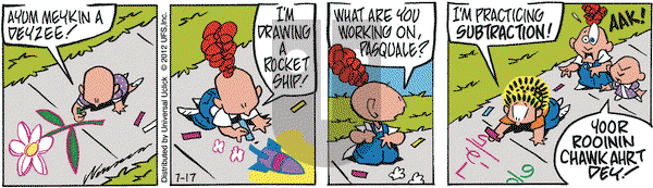 Rose is Rose - Tuesday July 17, 2012 Comic Strip