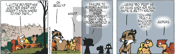 Over the Hedge on Tuesday June 23, 2009 Comic Strip