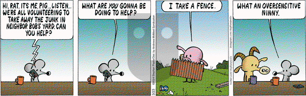 Pearls Before Swine - Saturday March 23, 2024 Comic Strip