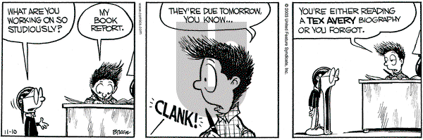 Grand Avenue on Monday November 10, 2003 Comic Strip