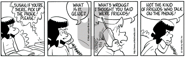 Arlo and Janis on Thursday February 22, 1996 Comic Strip