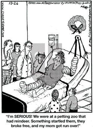 Close to Home on Wednesday December 26, 2007 Comic Strip