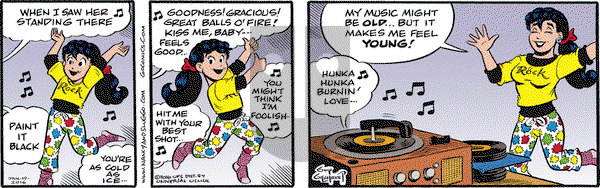 Nancy on Tuesday January 19, 2016 Comic Strip