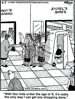 Close to Home - Tuesday April 3, 2001 Comic Strip