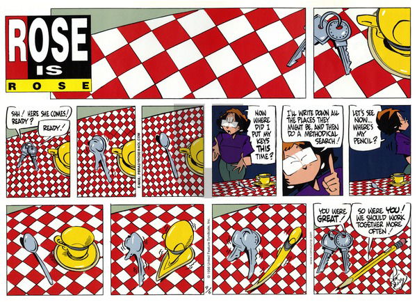 Rose is Rose on Sunday September 6, 1998 Comic Strip