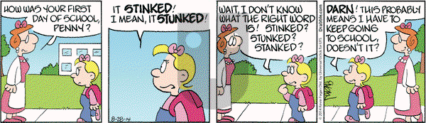 Drabble on Thursday August 28, 2014 Comic Strip