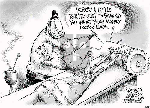 Glenn McCoy on Tuesday January 22, 2008 Comic Strip