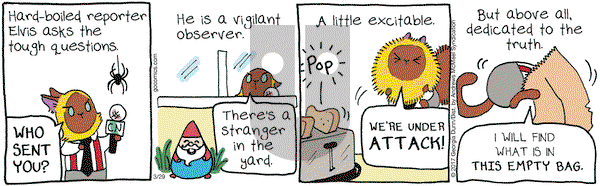 Breaking Cat News on Wednesday March 29, 2017 Comic Strip