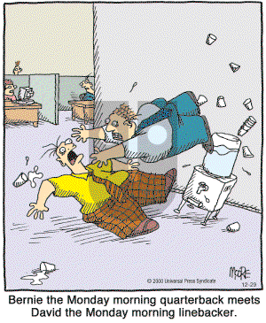 In the Bleachers - Monday December 29, 2008 Comic Strip