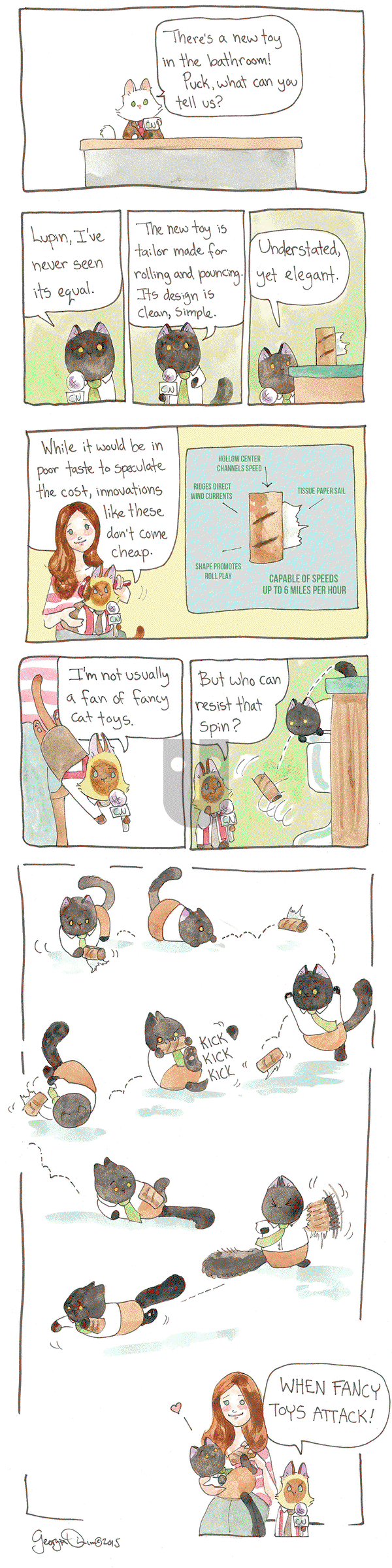 Breaking Cat News on Monday January 9, 2017 Comic Strip