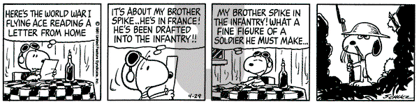 Peanuts on Wednesday April 29, 1981 Comic Strip