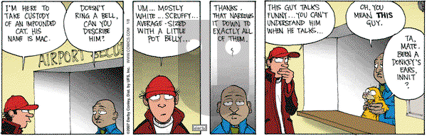 Get Fuzzy on Monday January 8, 2007 Comic Strip