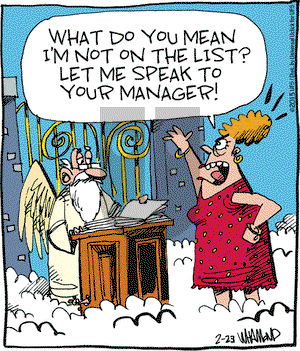 Reality Check on Monday February 23, 2015 Comic Strip
