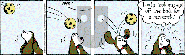 Fred Basset on Monday December 21, 2020 Comic Strip